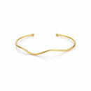 Bracelete Ondulado Fino - Design Orgânico